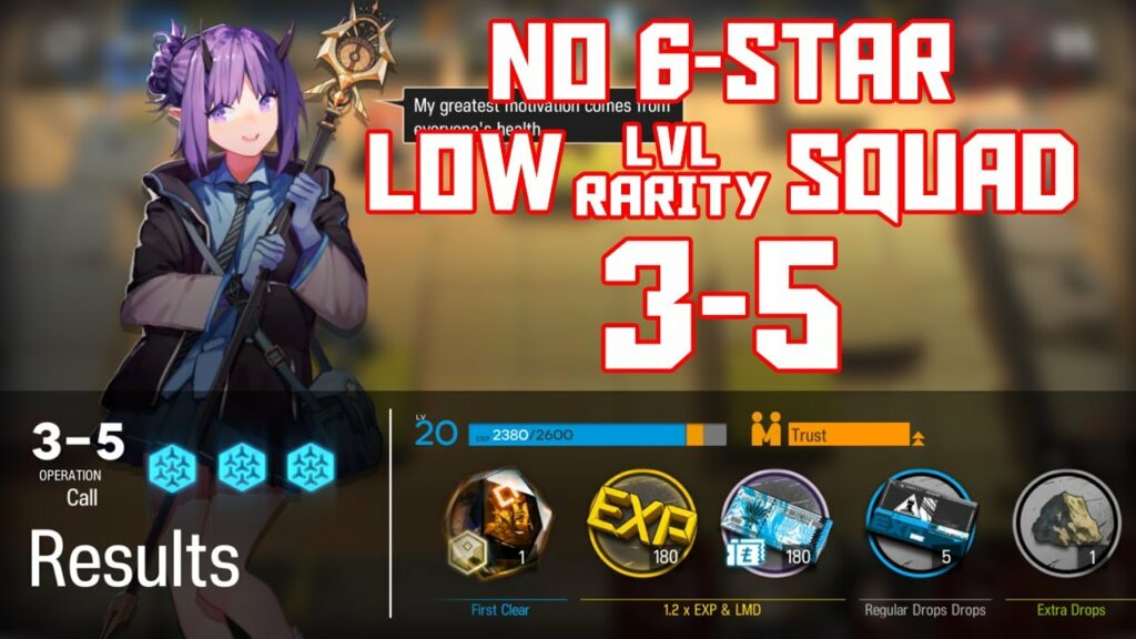 【明日方舟/Arknights】[3-5] - Low Lvl-Rarity Squad - Arknights Strategy - アイ ...